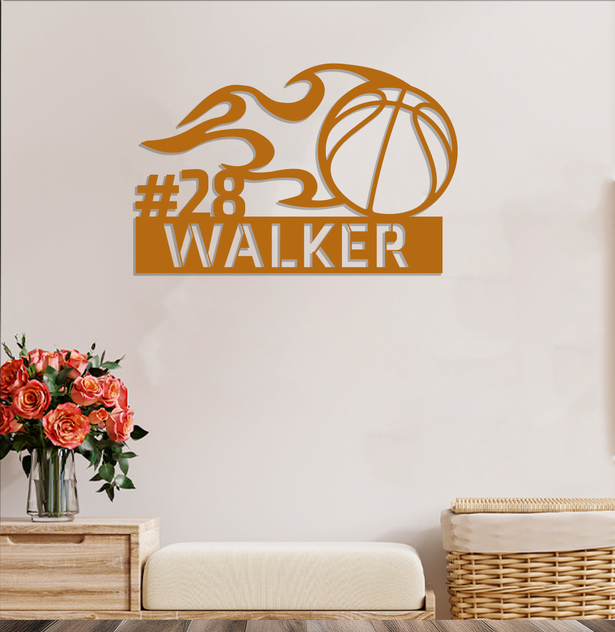 Basketball Name Sign