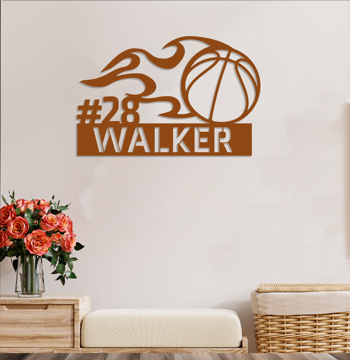 Basketball Name Sign