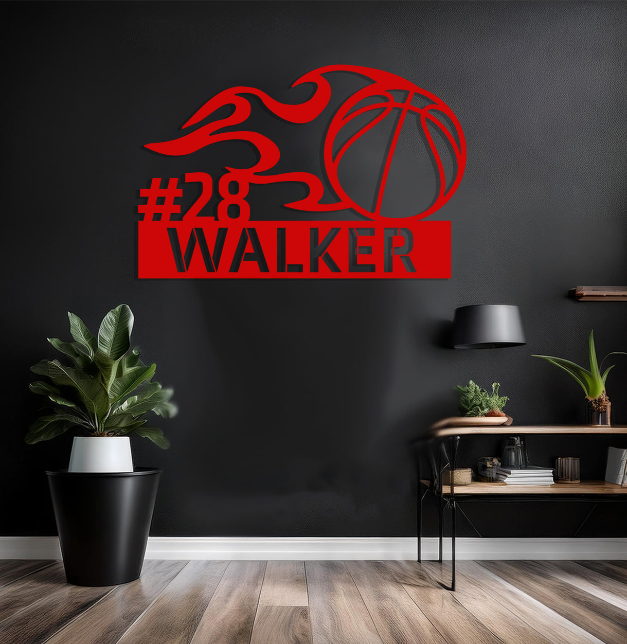 Basketball Name Sign