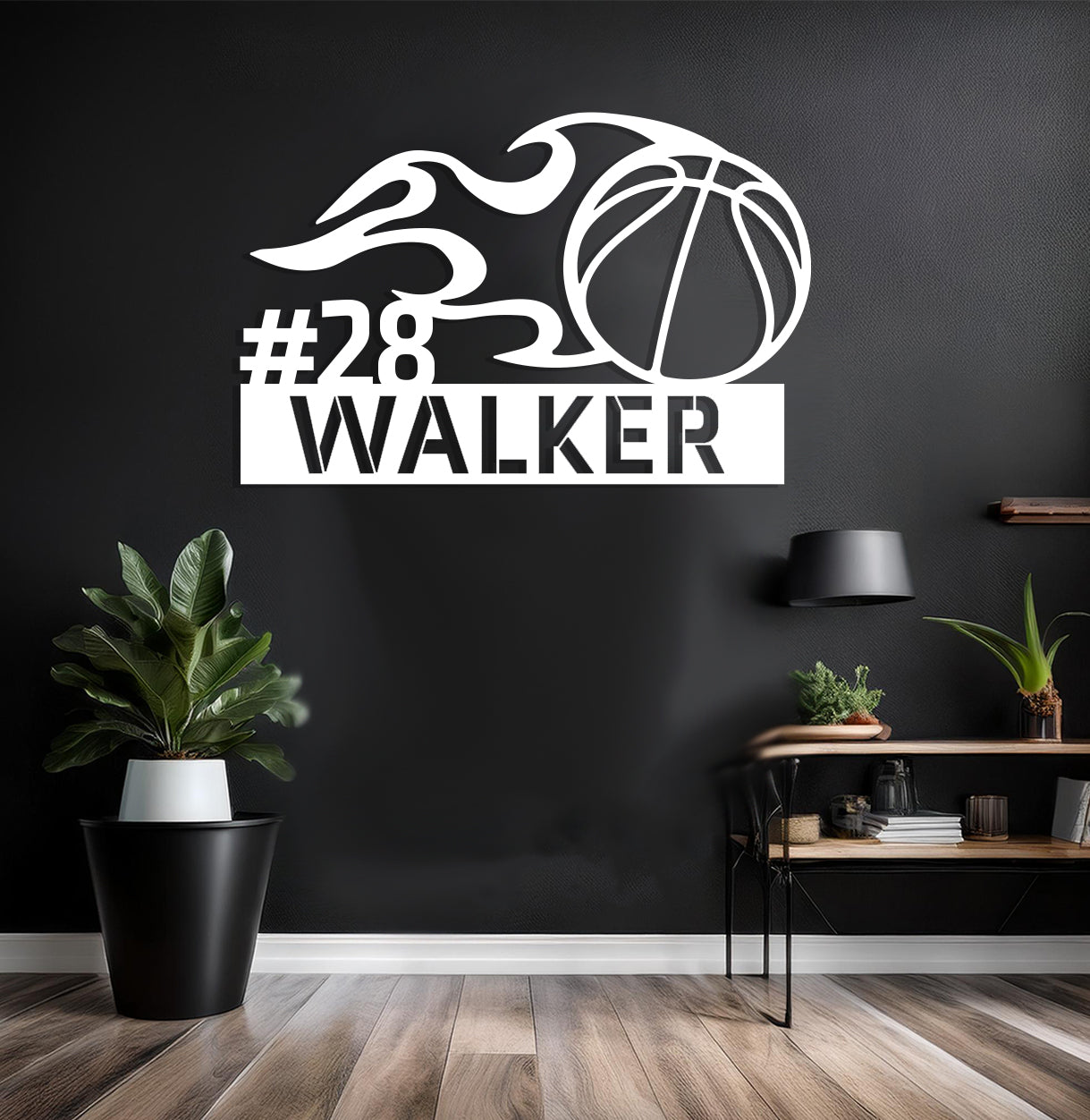 Basketball Name Sign