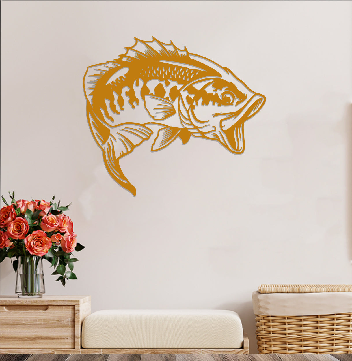 Bass Fish Sign