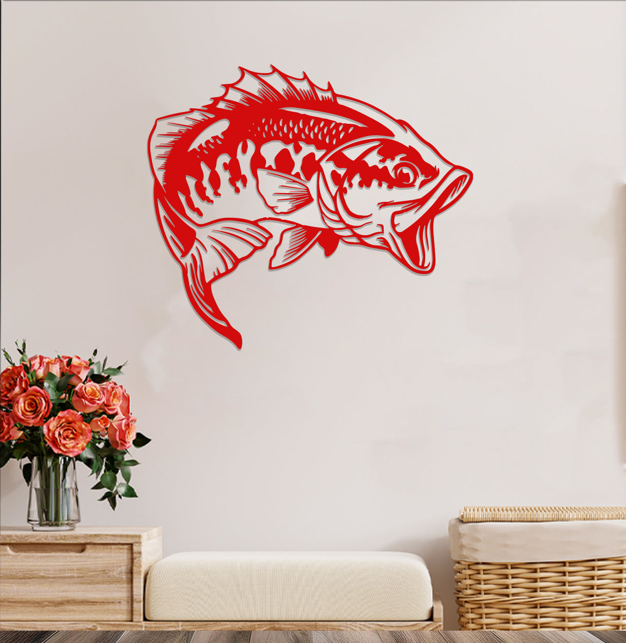 Bass Fish Sign