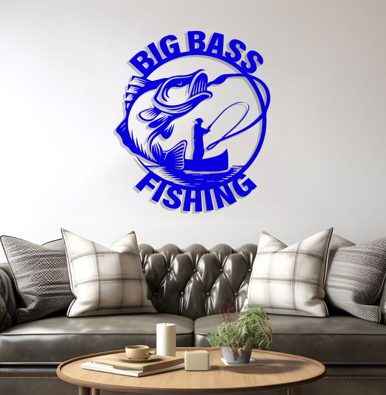 Big Bass Fishing Sign