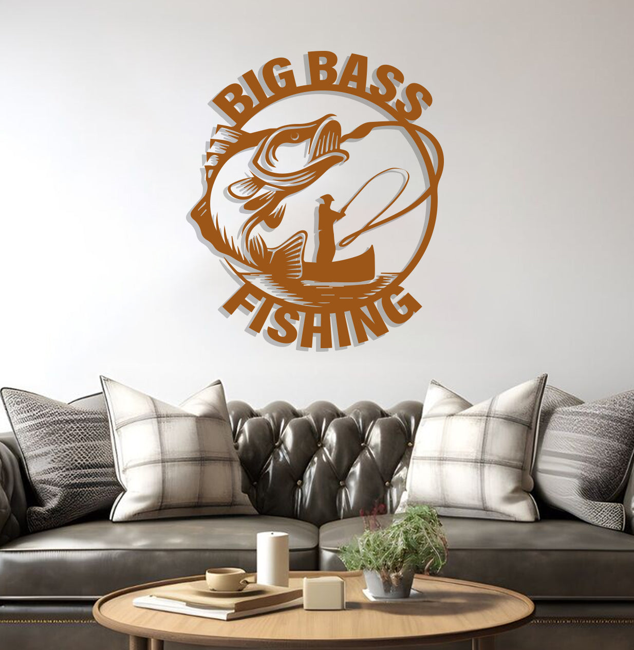 Big Bass Fishing Sign