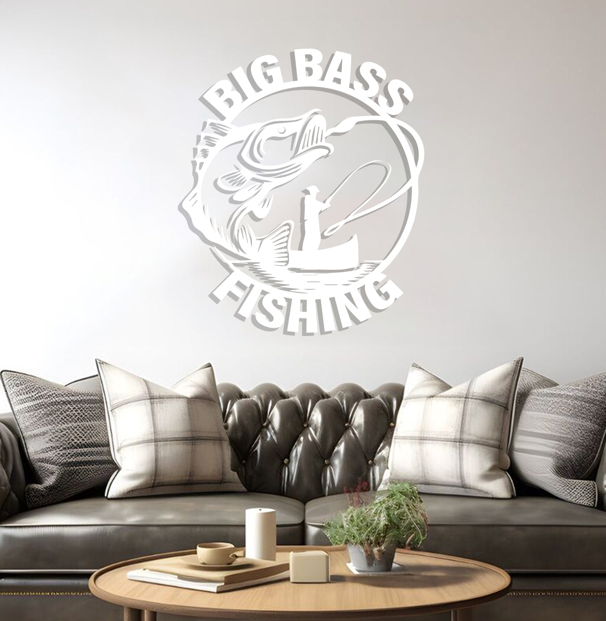 Big Bass Fishing Sign