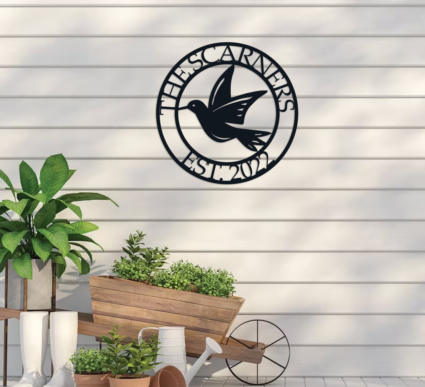 Bird Sign w Name and Year Sign