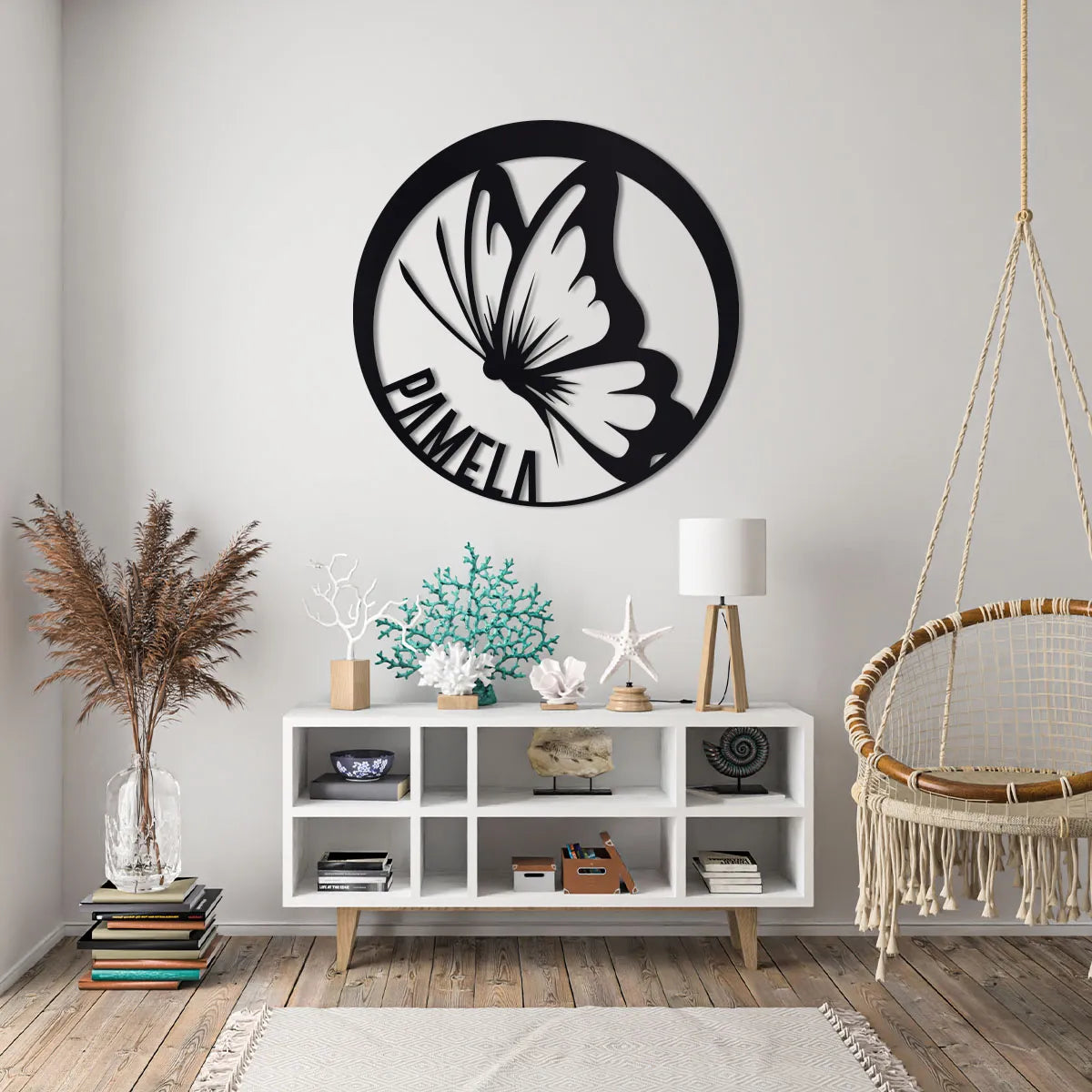 Butterfly Name Sign