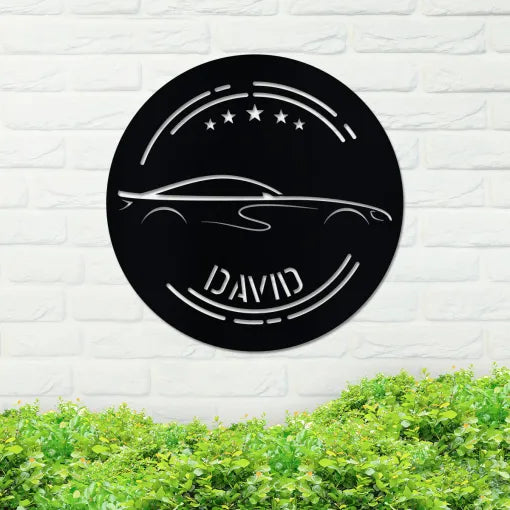 Corvette Name Sign
