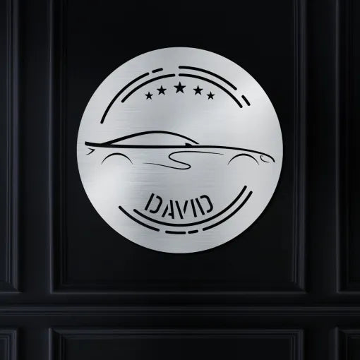Corvette Name Sign