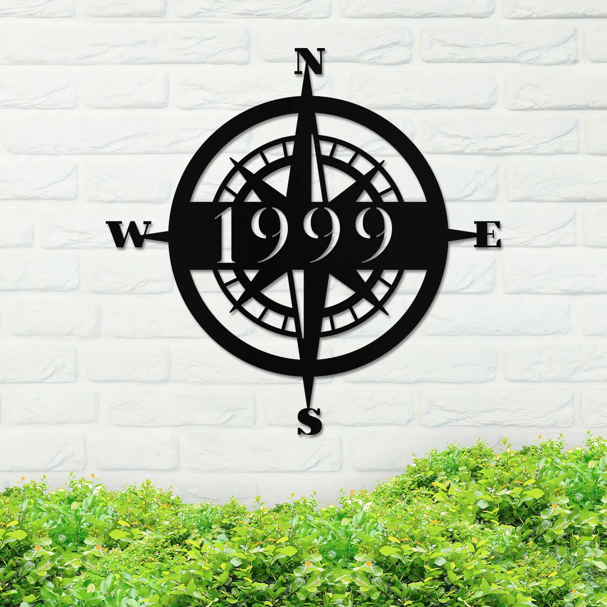 Nautical Star Compass Sign