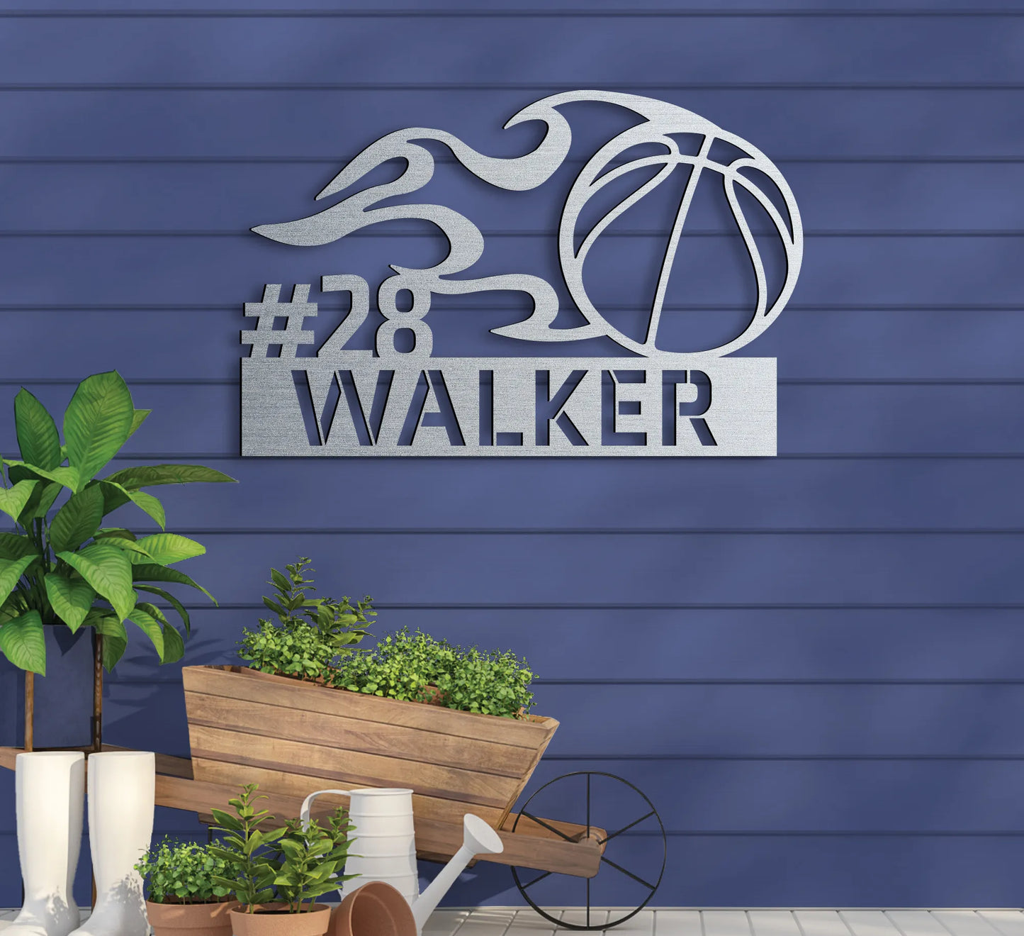 Basketball Name Sign