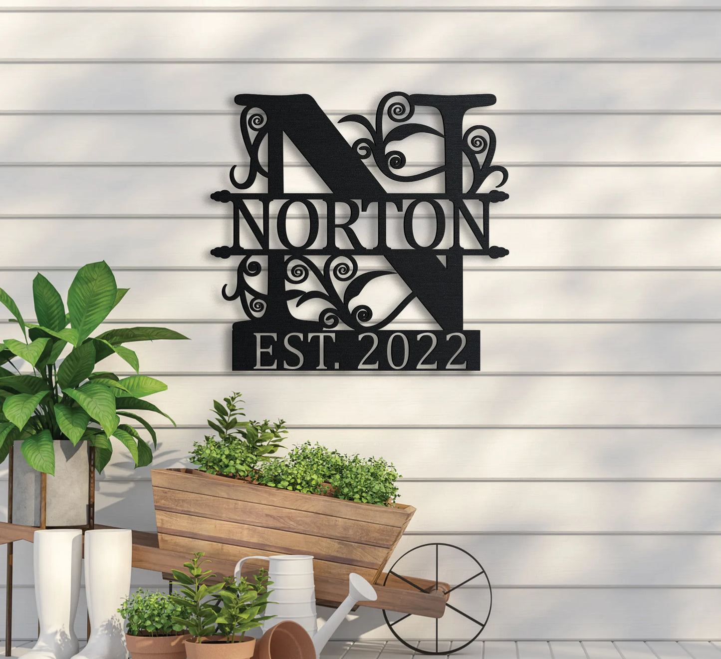 Family Name w Established Year Sign v2