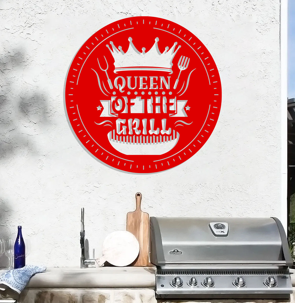Queen of the Grill Sign