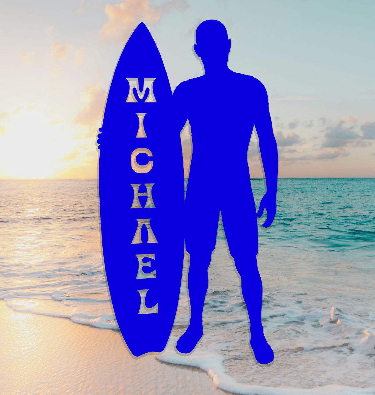 Surfer Name Sign