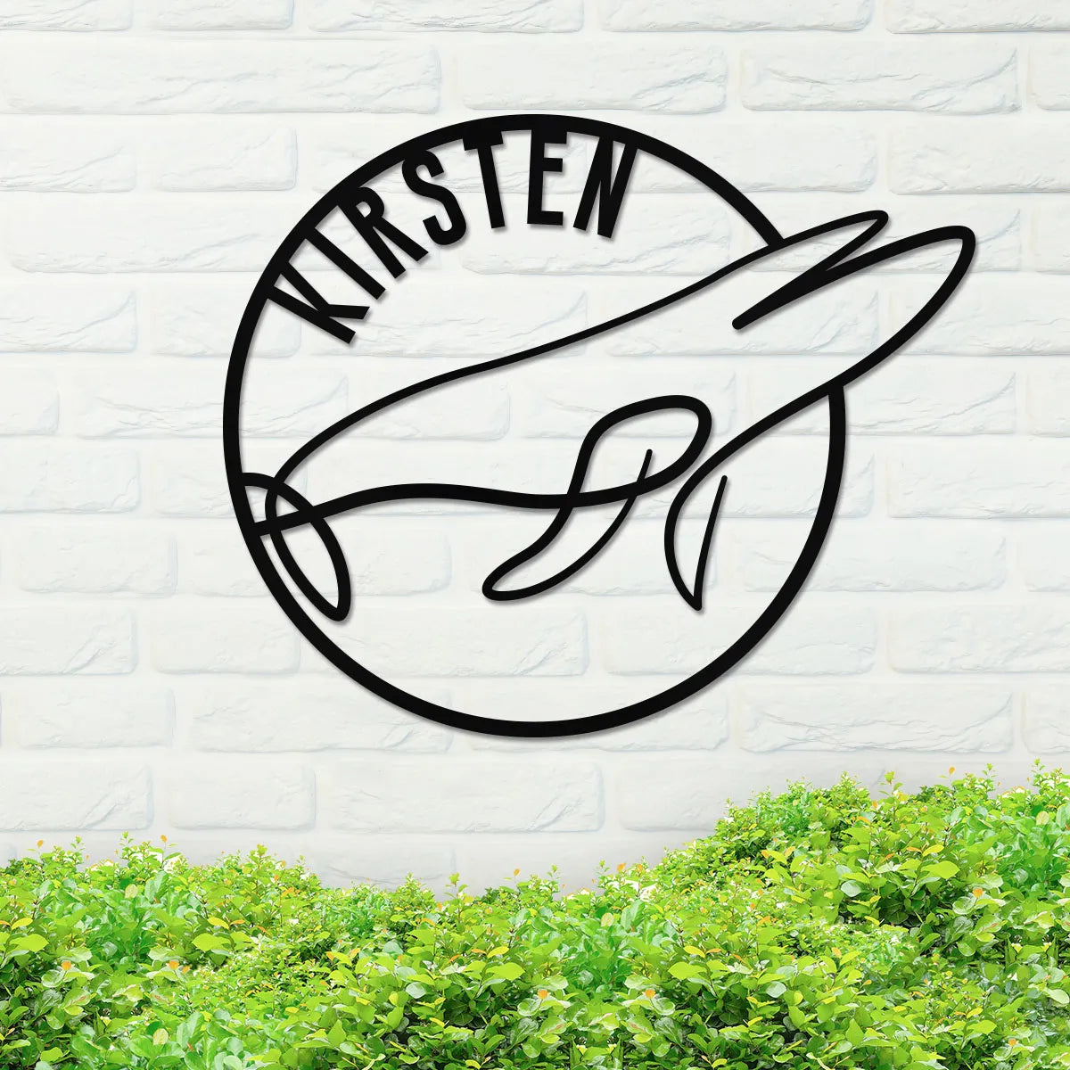Blue Whale Name Sign