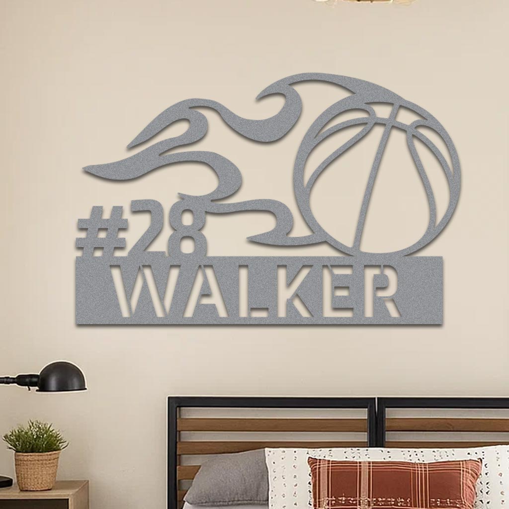 Basketball Name Sign