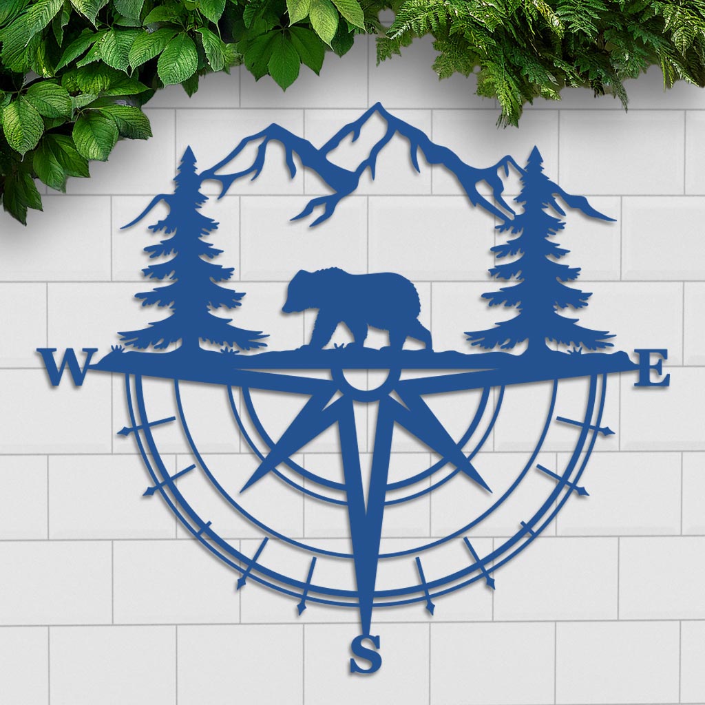 Bear Compass Sign