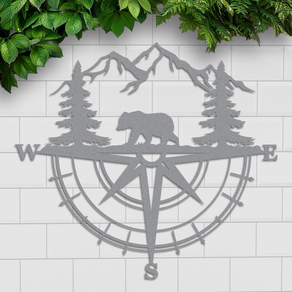 Bear Compass Sign
