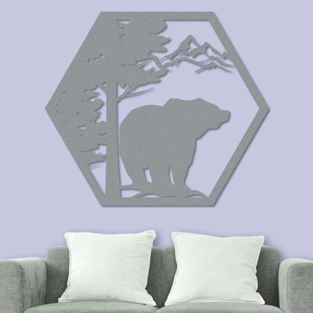 Bear in the Mountains Sign