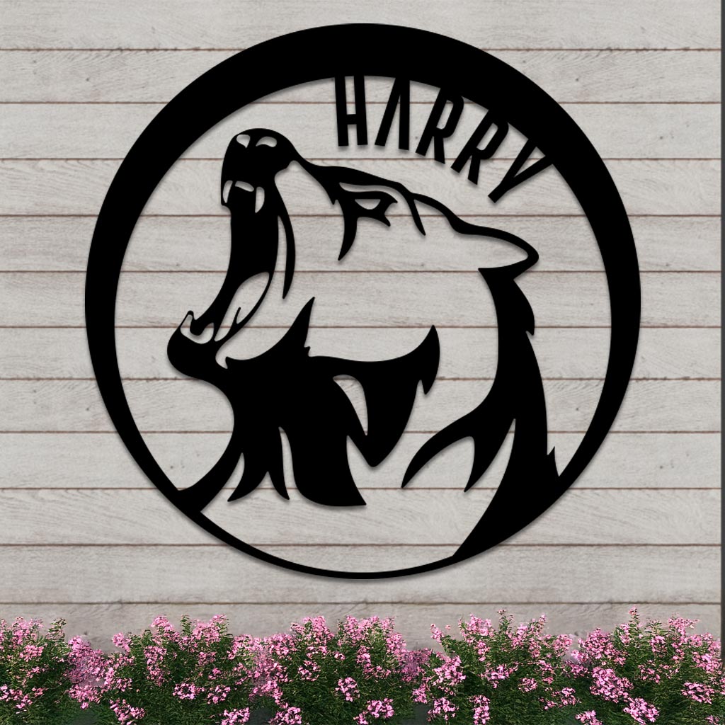 Bear Name Sign