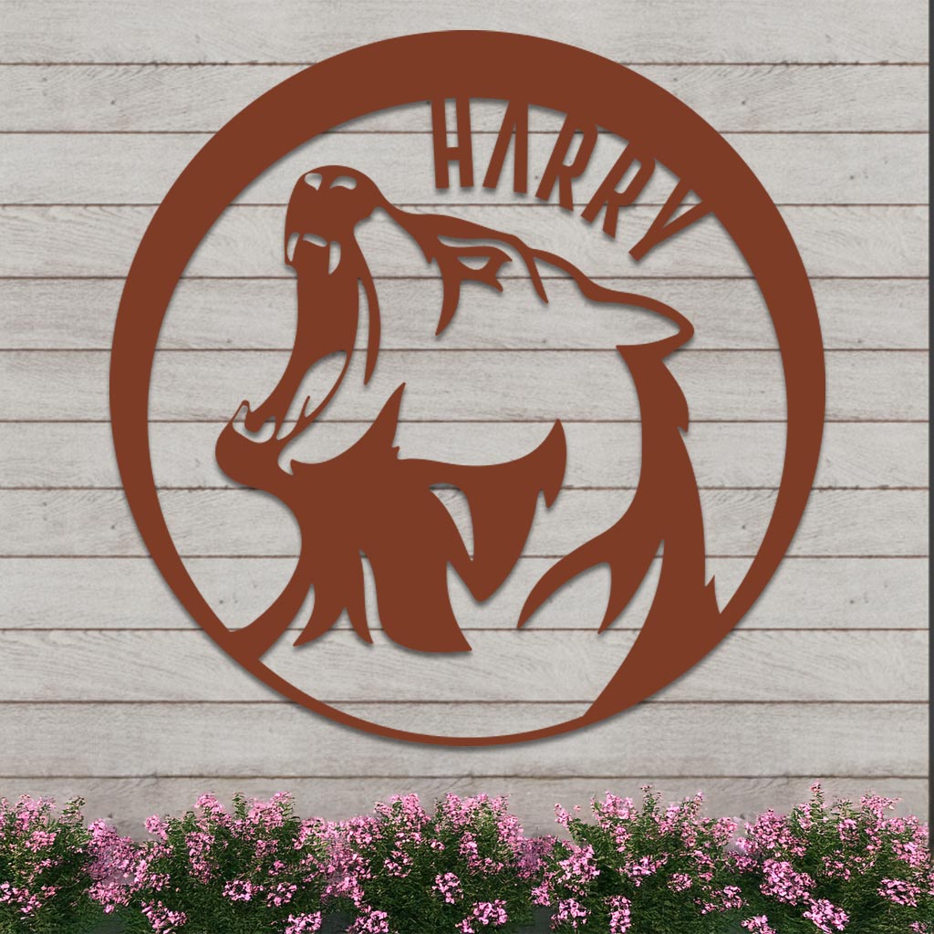Bear Name Sign