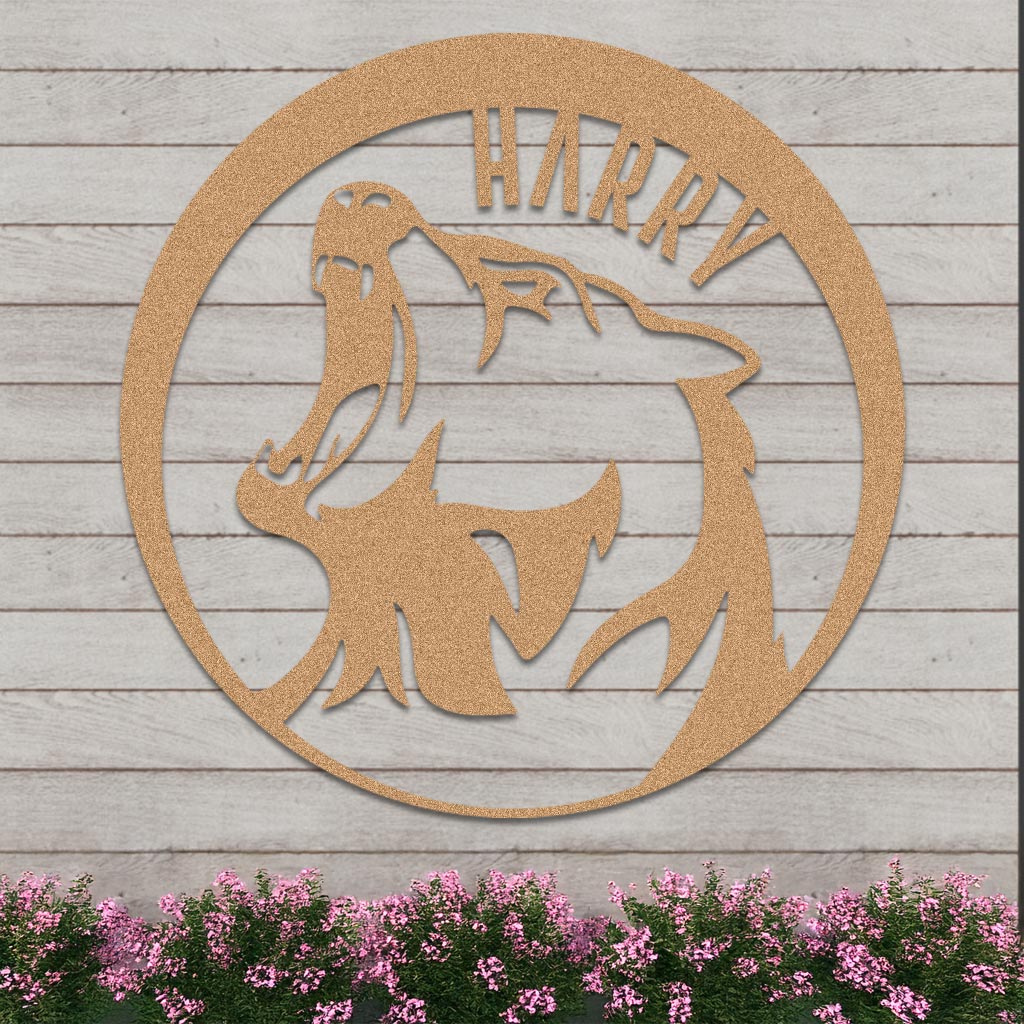 Bear Name Sign