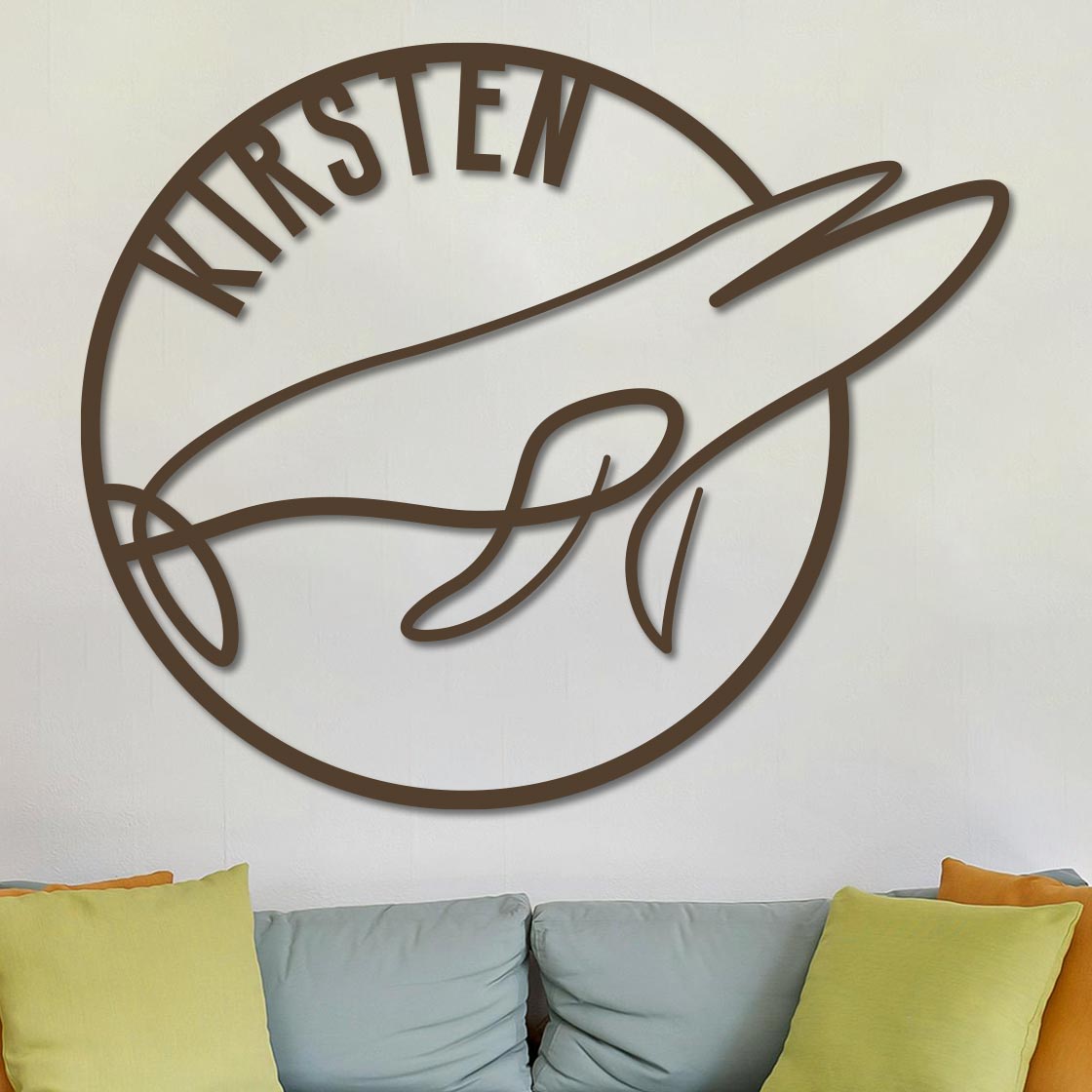 Blue Whale Name Sign