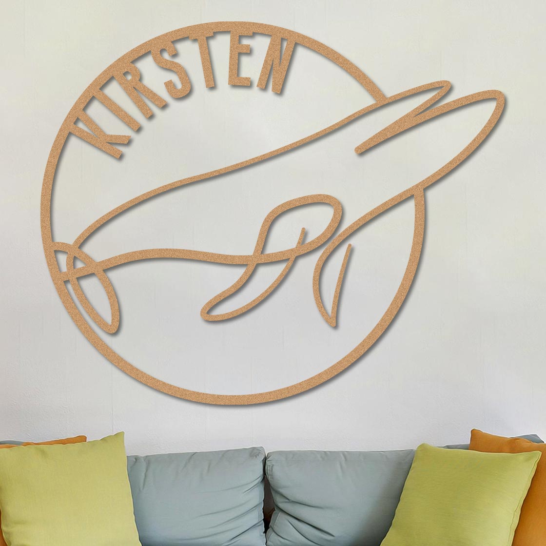 Blue Whale Name Sign