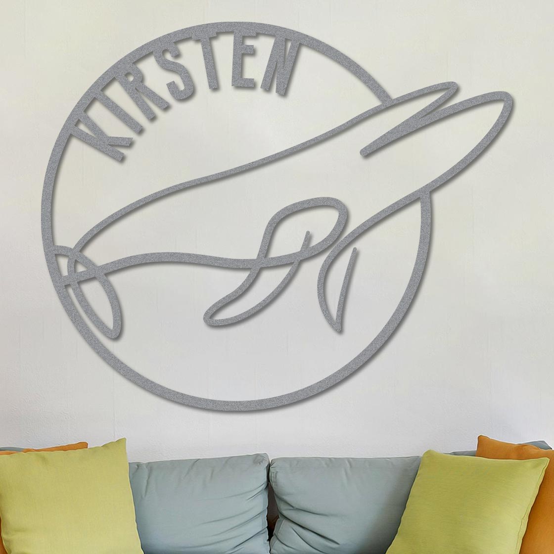 Blue Whale Name Sign