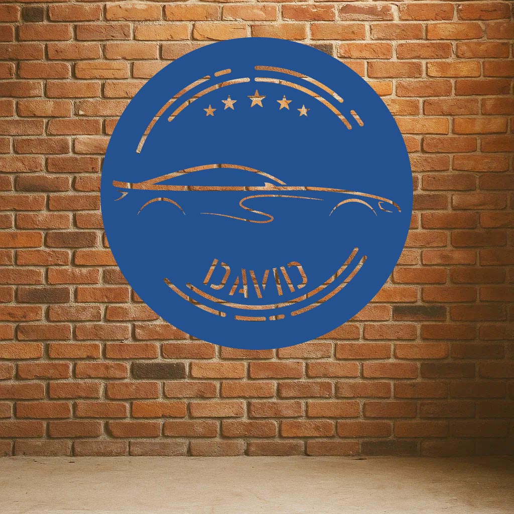 Corvette Name Sign
