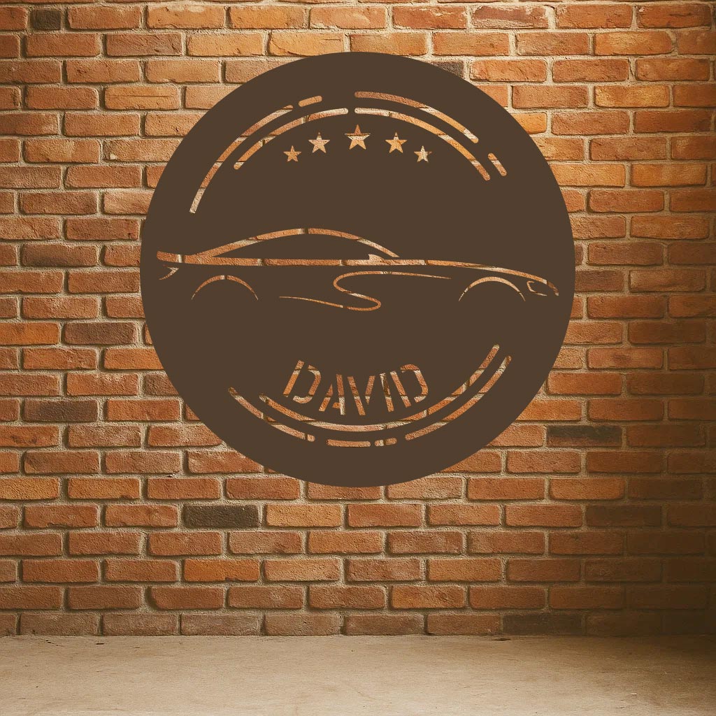 Corvette Name Sign