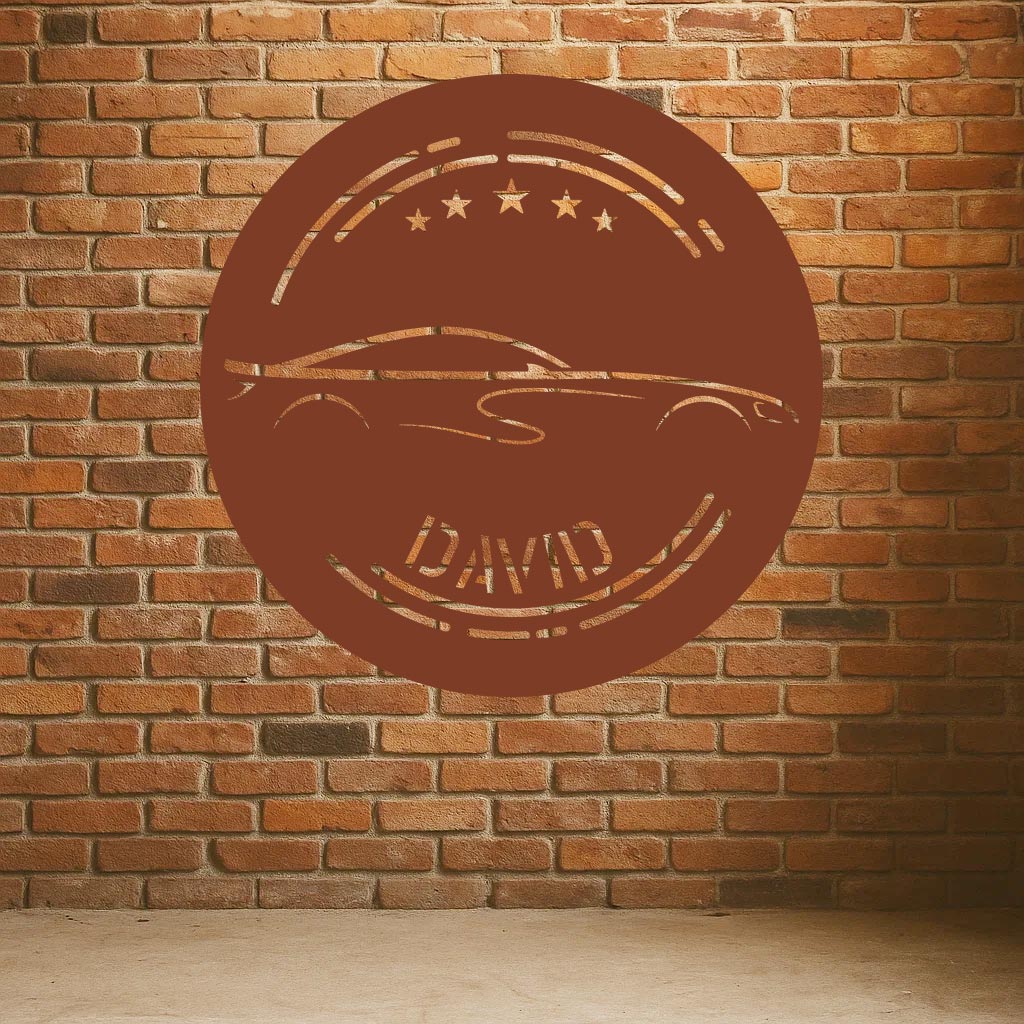 Corvette Name Sign