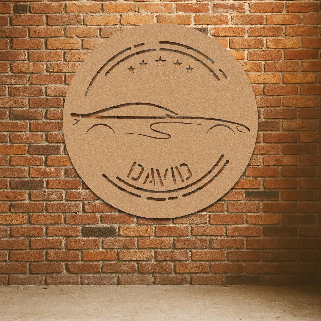 Corvette Name Sign