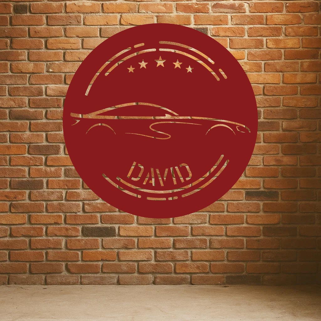Corvette Name Sign
