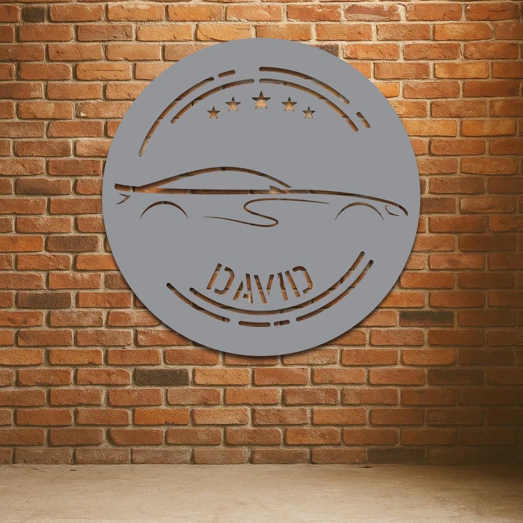 Corvette Name Sign