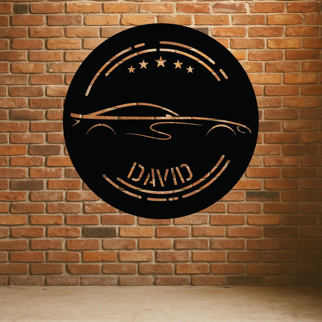 Corvette Name Sign