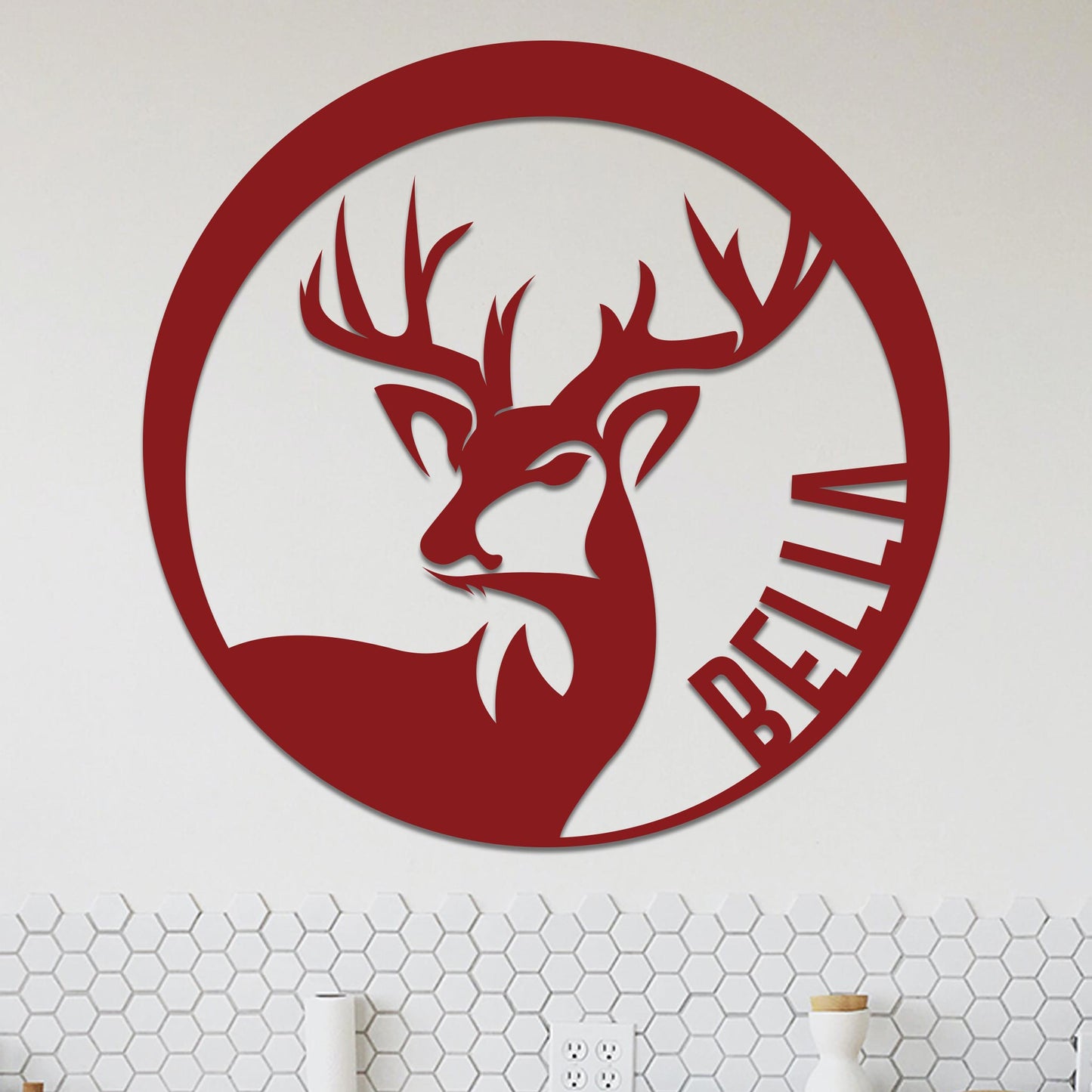 Deer Name Sign