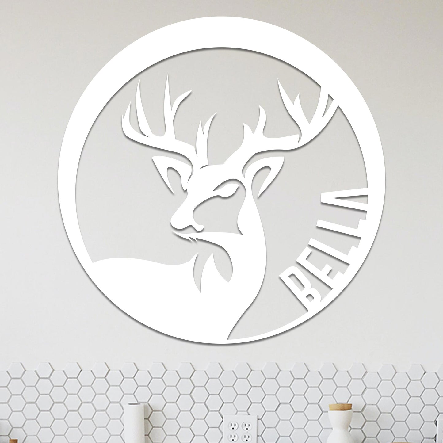 Deer Name Sign