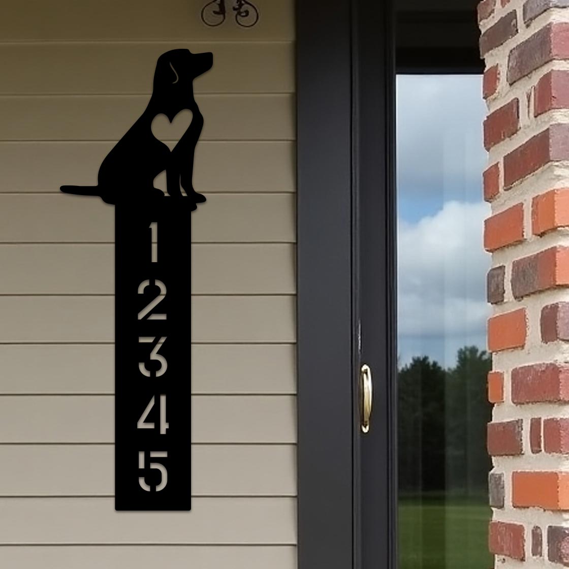 Dog Lover Address Sign
