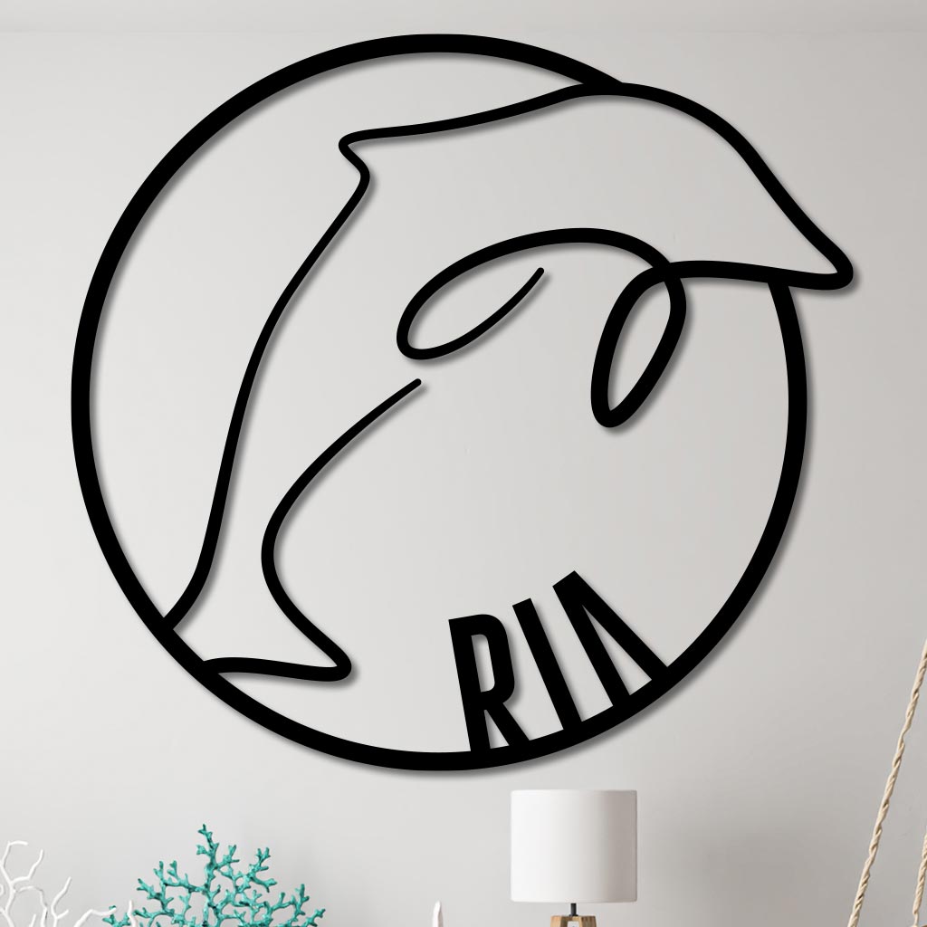 Dolphin Name Sign