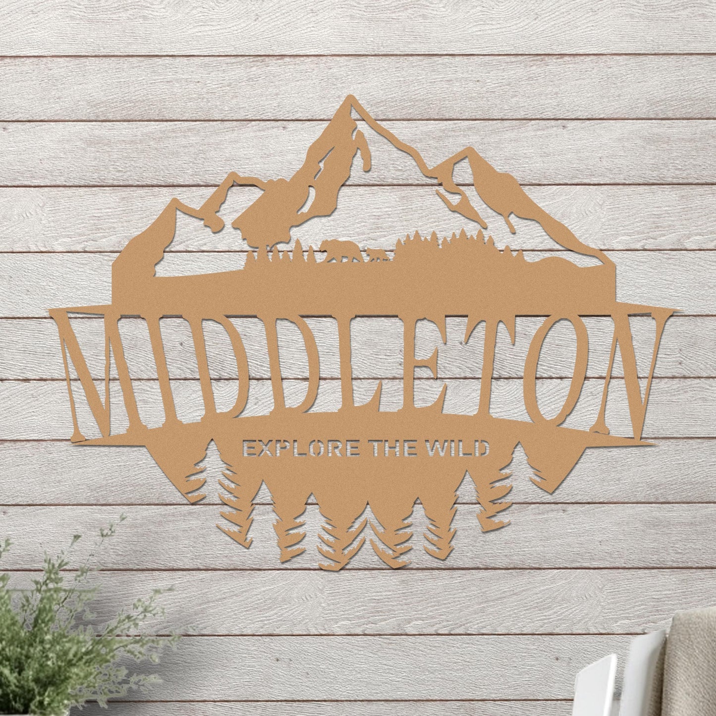 Explore the Wild with Name Sign