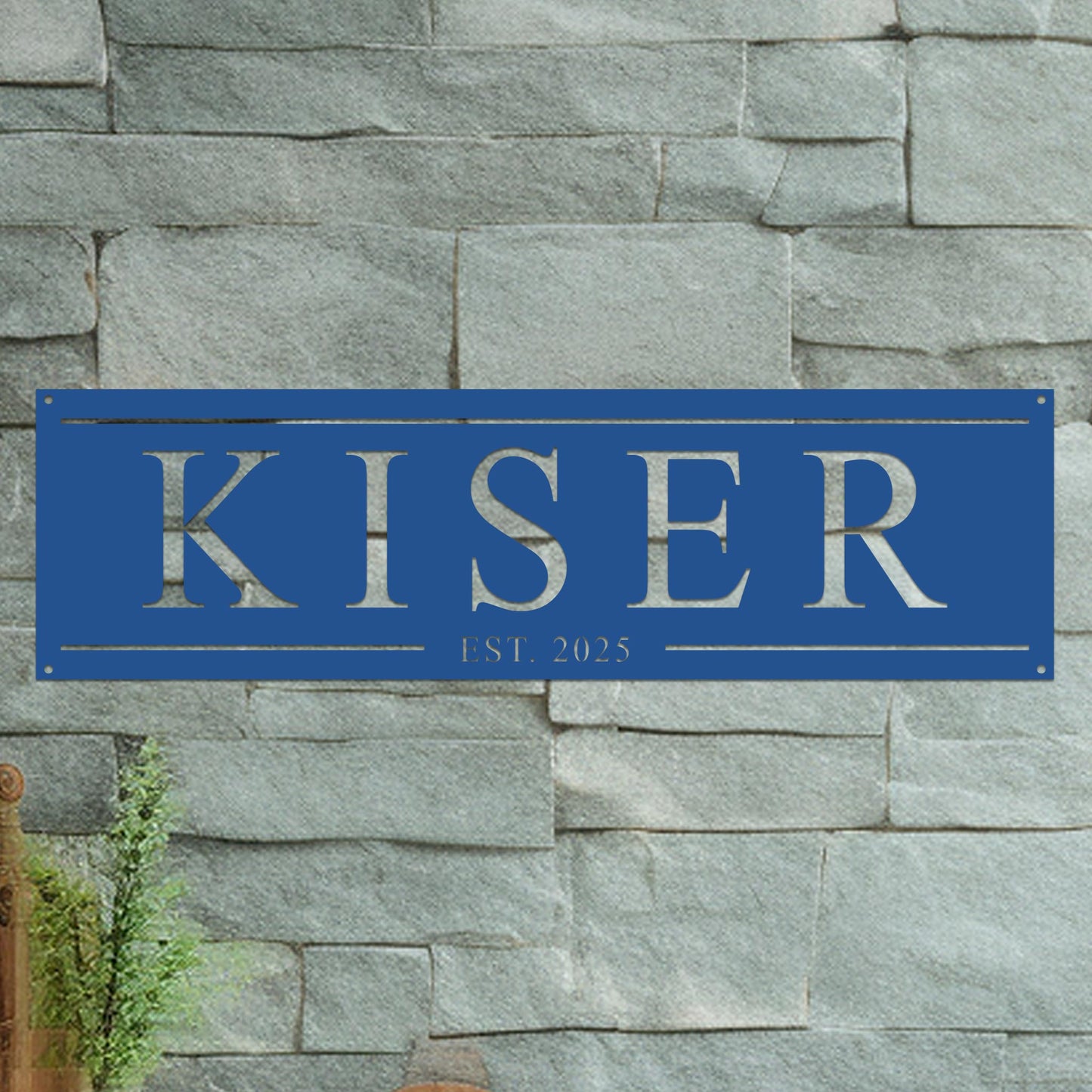 Family Name Sign with Date