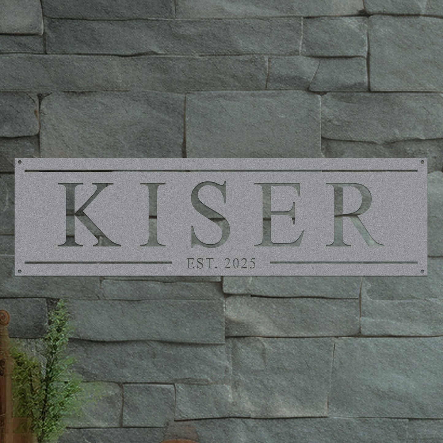 Family Name Sign with Date