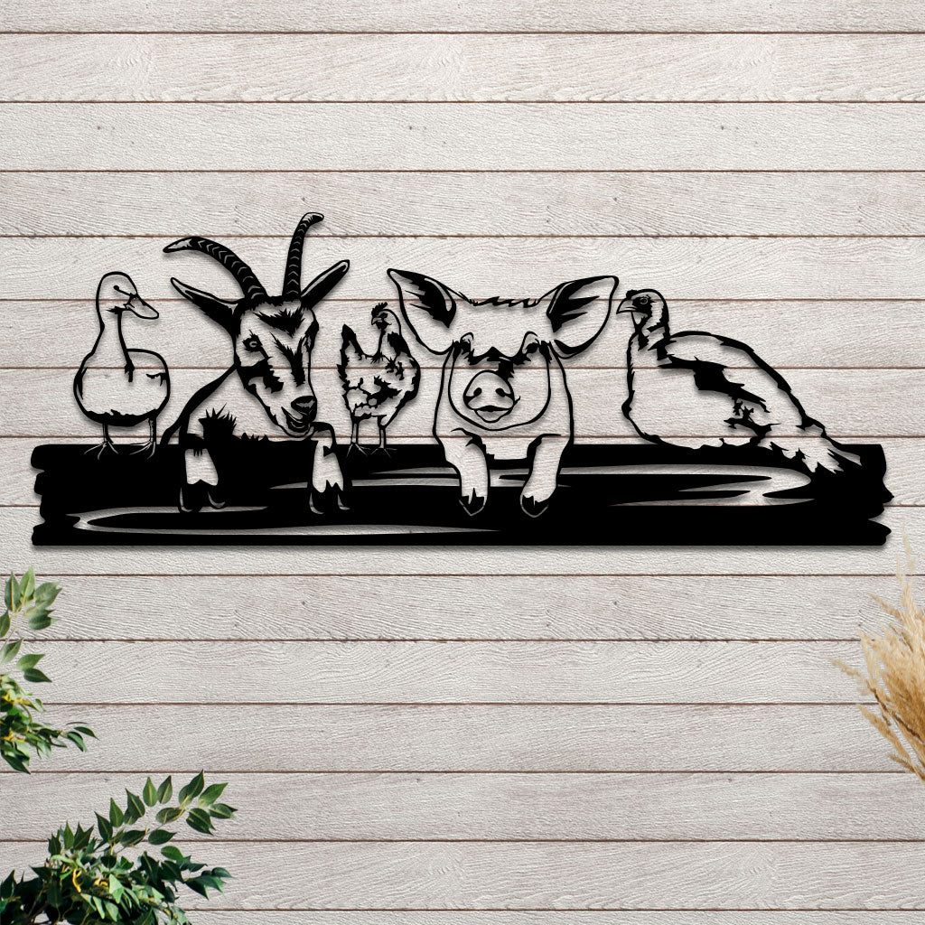 Farm Animals Sign