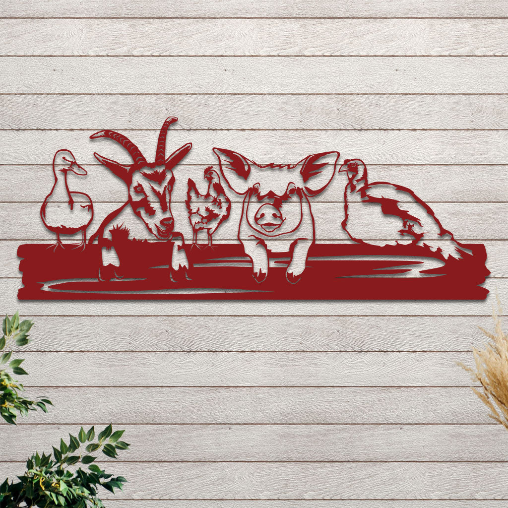 Farm Animals Sign