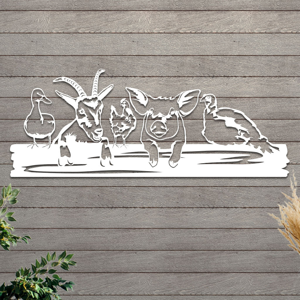 Farm Animals Sign