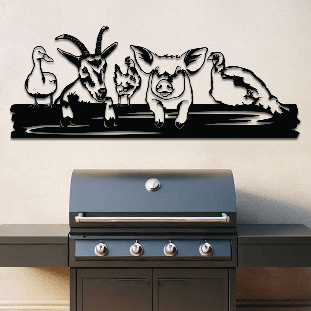 Farm Animals Sign