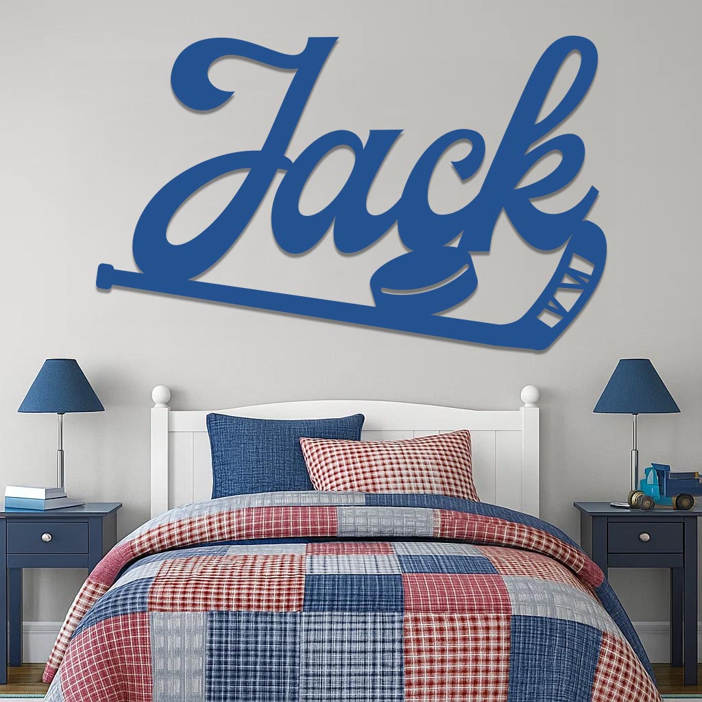 Hockey Name Sign