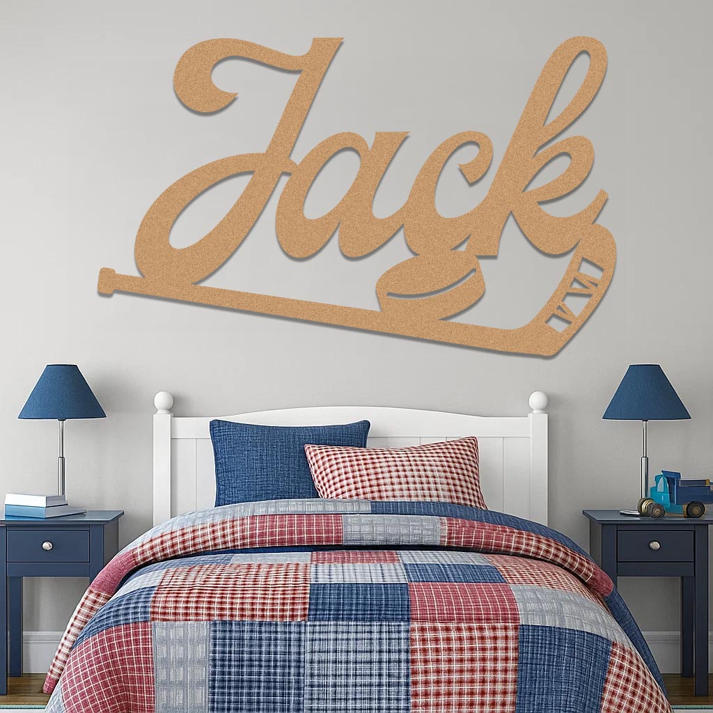 Hockey Name Sign
