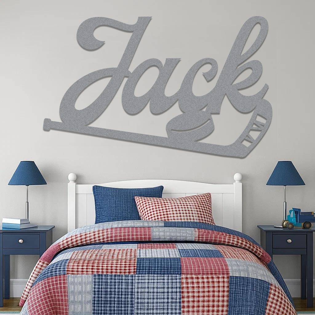 Hockey Name Sign